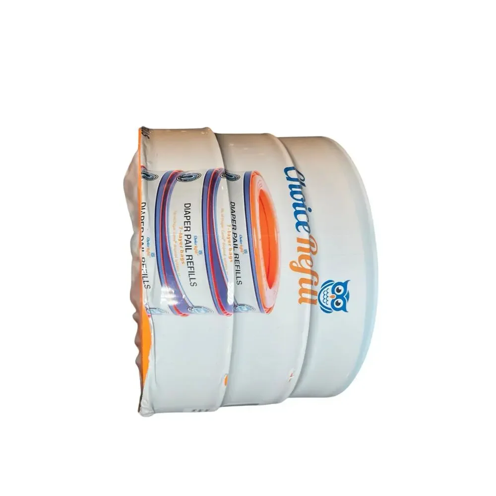 Choice Diaper Pail Refills 3-Pack – All New – Compatible with Diaper Genie